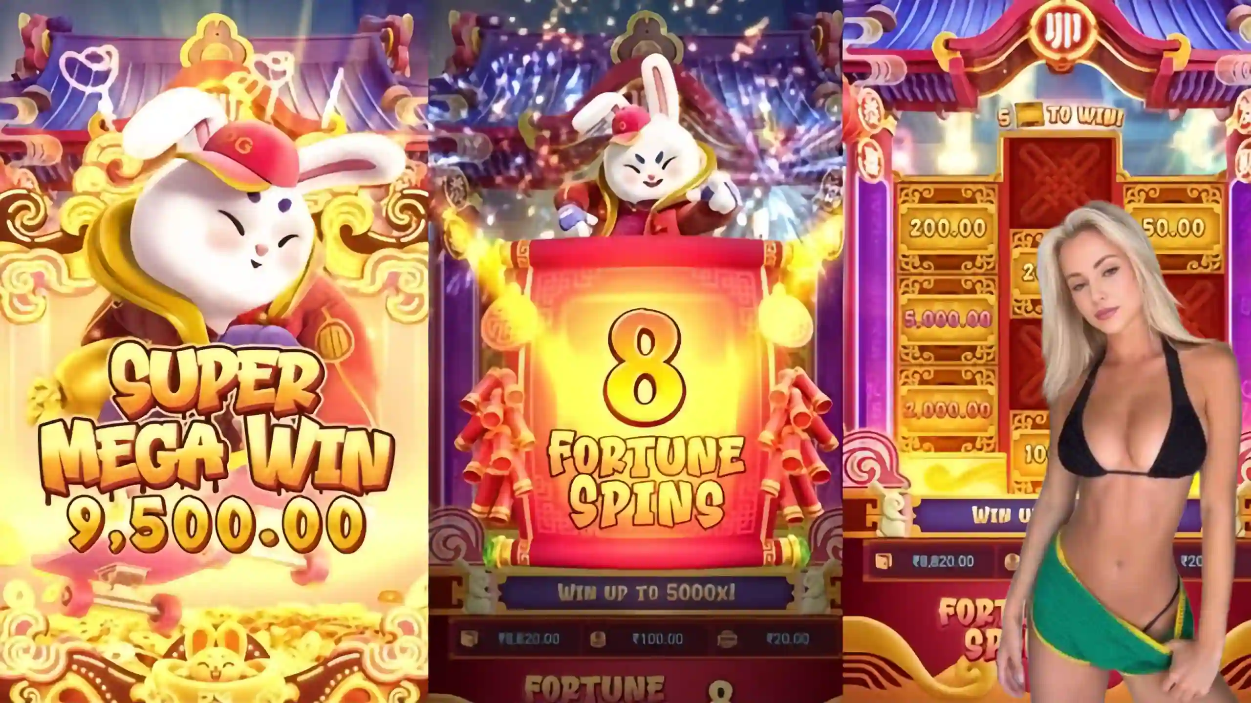 Wild Expansivo Fortune Rabbit 42pg - Coelho Dourado que Expande